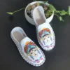 Chinese Traditional Embroidered Women's Flat Loafers Shoes
