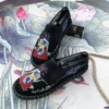 Chinese Traditional Embroidered Women's Flat Loafers Shoes