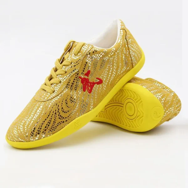 Genuine Leather Chinese Wushu Taichi Martial Arts Shoes