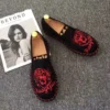 Embroidered Chinese Style Old Beijing Cloth Kung Fu Shoes