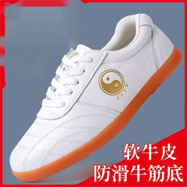 Non-Slip Oxford Sole Kung Fu Leather Shoes