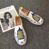 Embroidered Chinese Style Old Beijing Cloth Kung Fu Shoes