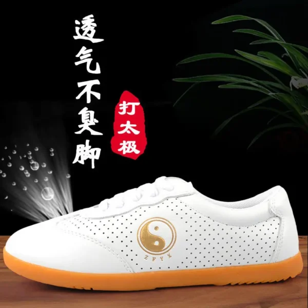 Non-Slip Oxford Sole Kung Fu Leather Shoes