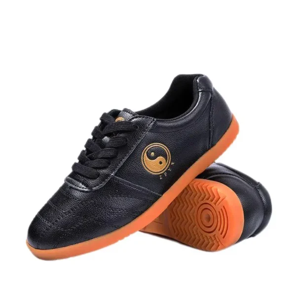 Non-Slip Oxford Sole Kung Fu Leather Shoes